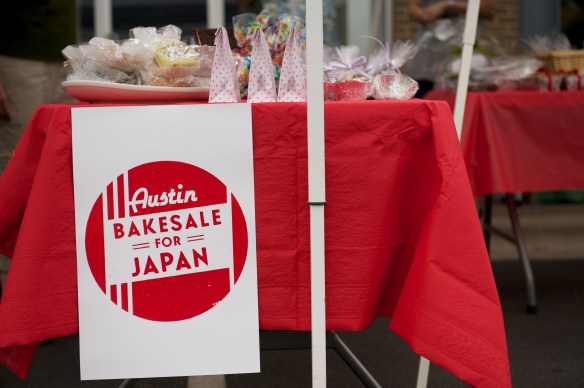 Austin Bakes for Japan, the first Austin Bakes fundraiser
