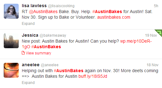Tweets for #AustinBakes!